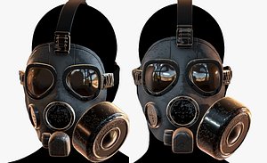 gas mask 3D model