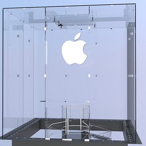 Apple Store Glass Cube Entrance