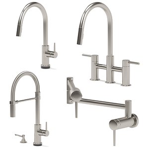DELTA kitchen faucets collection 3D