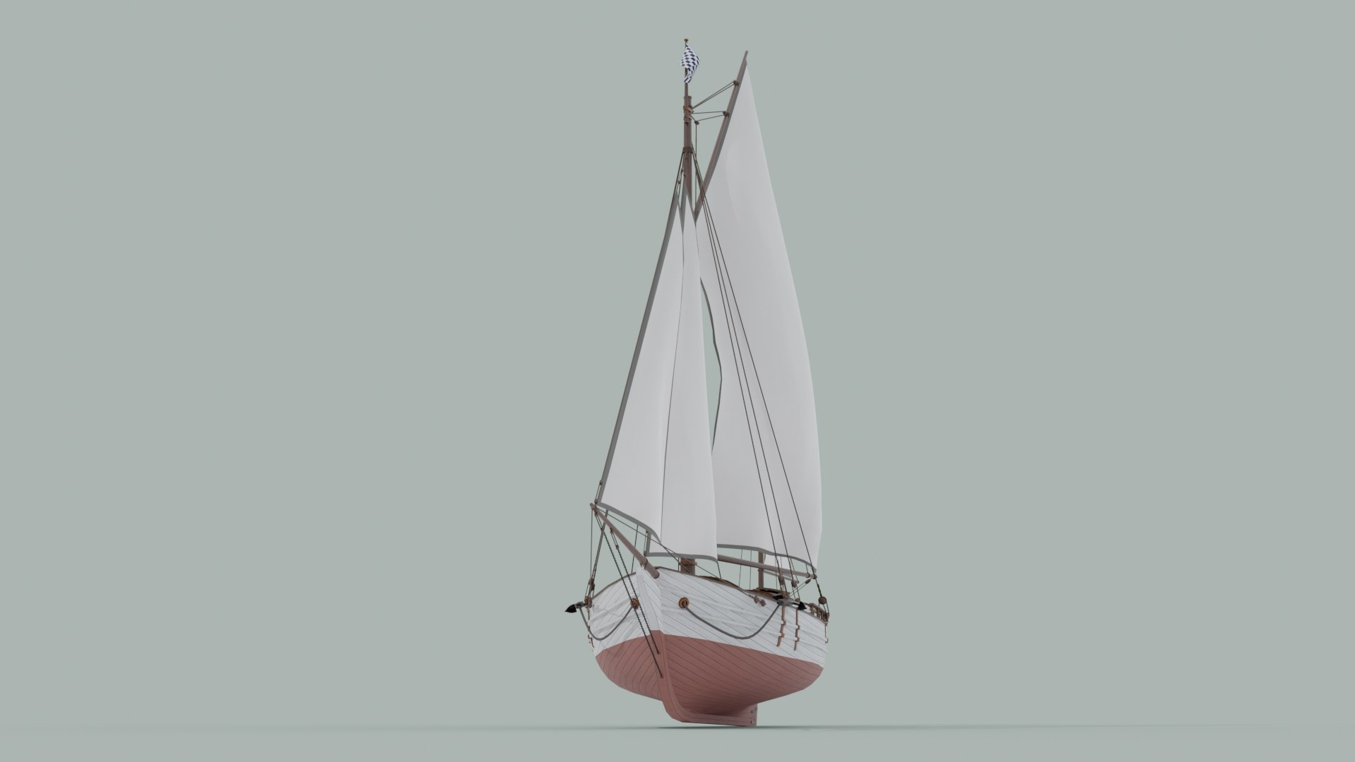 Oyster sloop spray model - TurboSquid 1632301