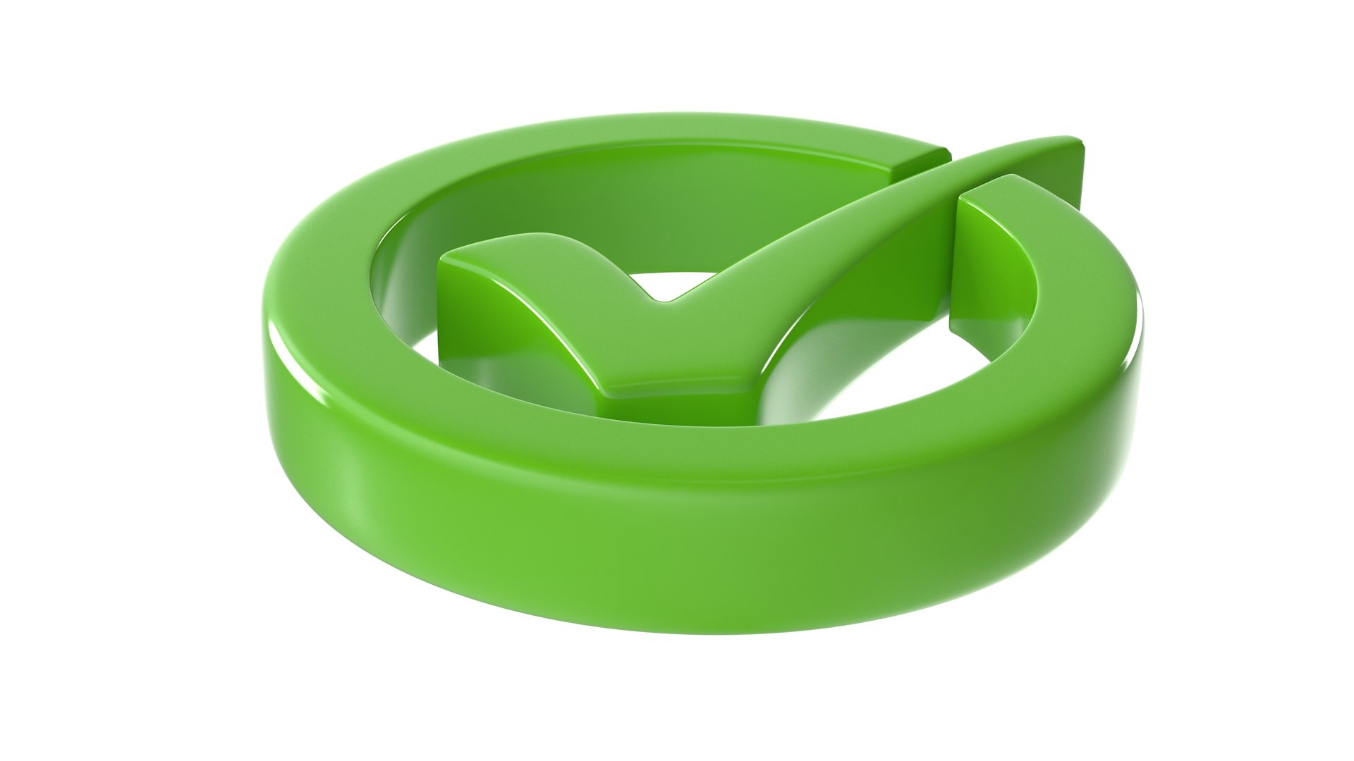 Checkmark Symbol Model - TurboSquid 2439194