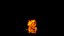 FumeFX Large Scale Fire (Without Smoke, Animated)