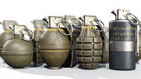 American Frag hand grenade PACK M26 M67 MK2 MK3