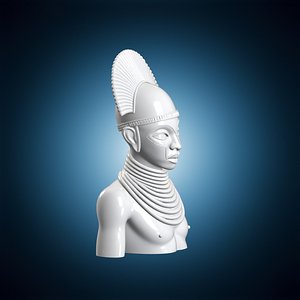 3D Mende Sowei Helmet Mask 3D Print Model