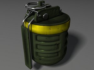 f1 fragmentation grenade frag 3d max
