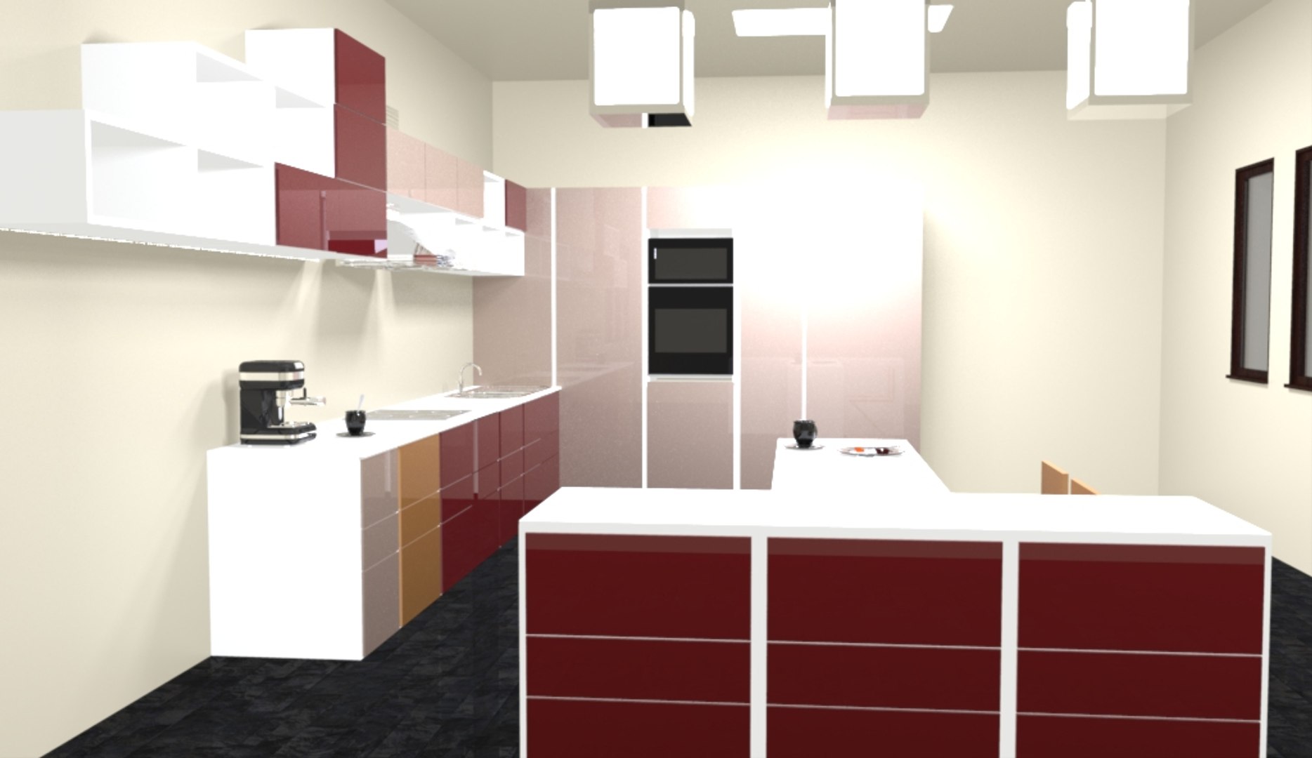 Kitchen 3d Rvt