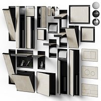 Built-in accessories for the bathroom ESS hansgrohe  Antonio Lupi Sesamo