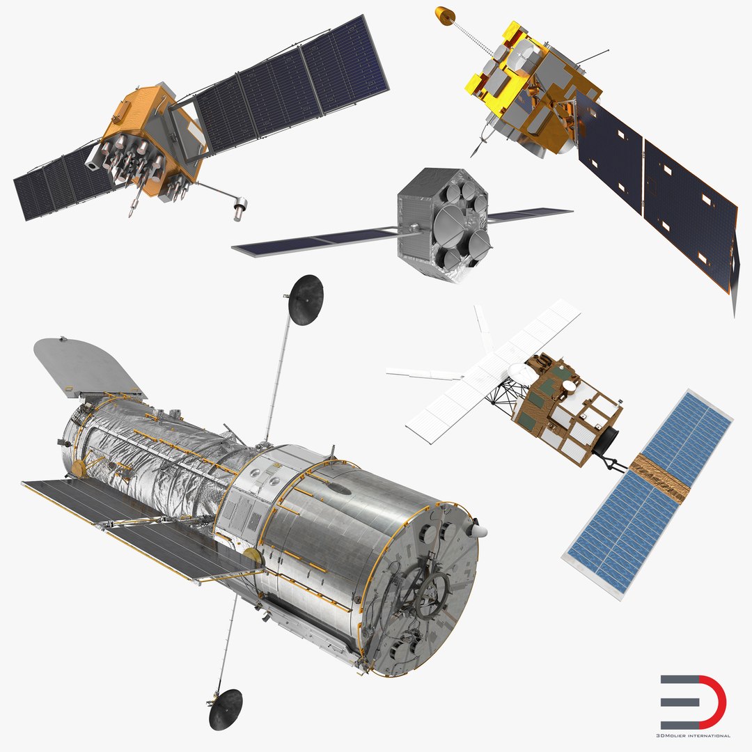 Satellite Collection 2 3D model preview