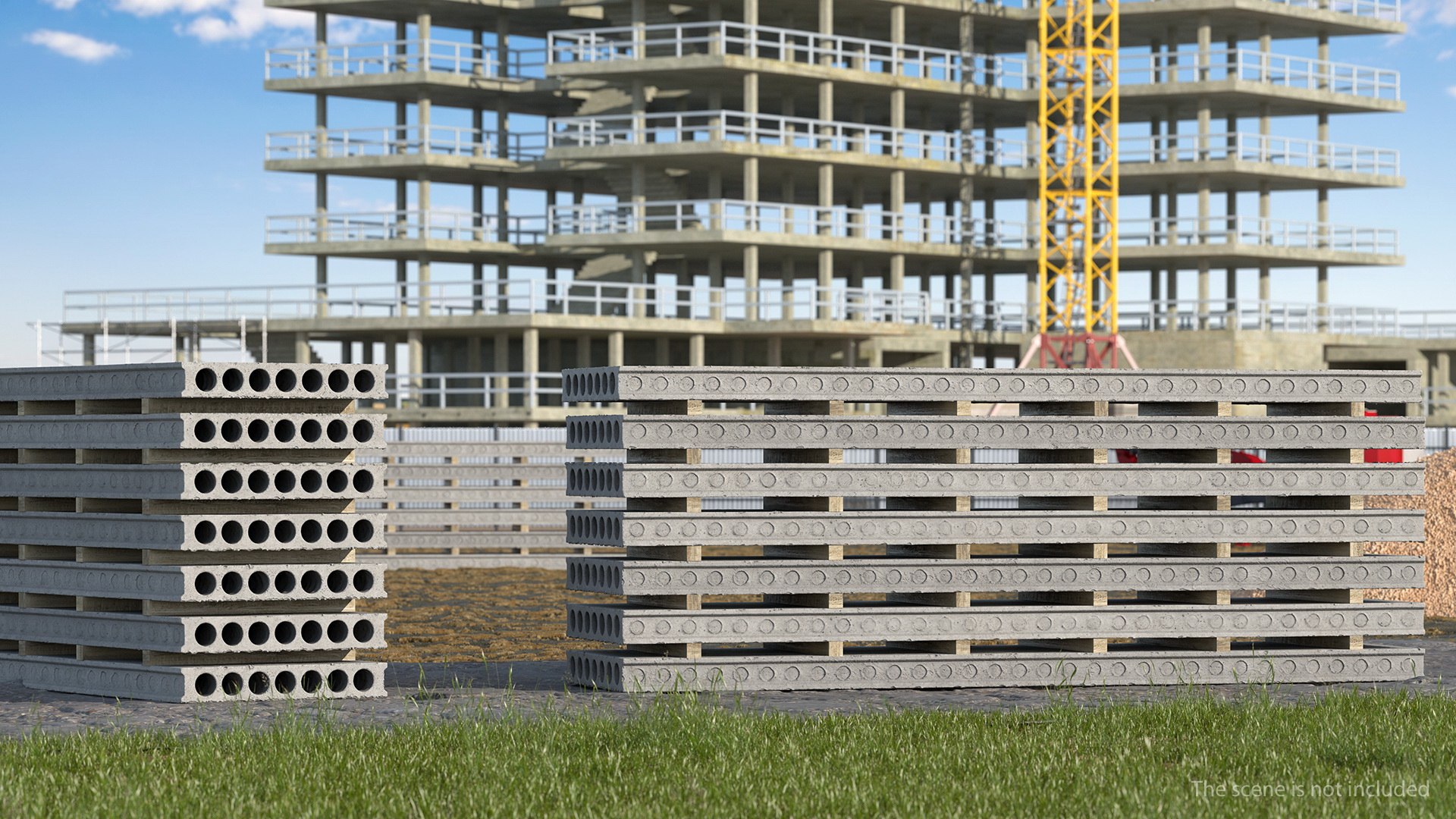 Hollow Core Slab Model - TurboSquid 1446825
