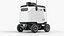 3D model Powered Off Delivery Robot Kiwibot White