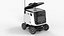 3D model Powered Off Delivery Robot Kiwibot White