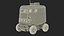 3D model Powered Off Delivery Robot Kiwibot White