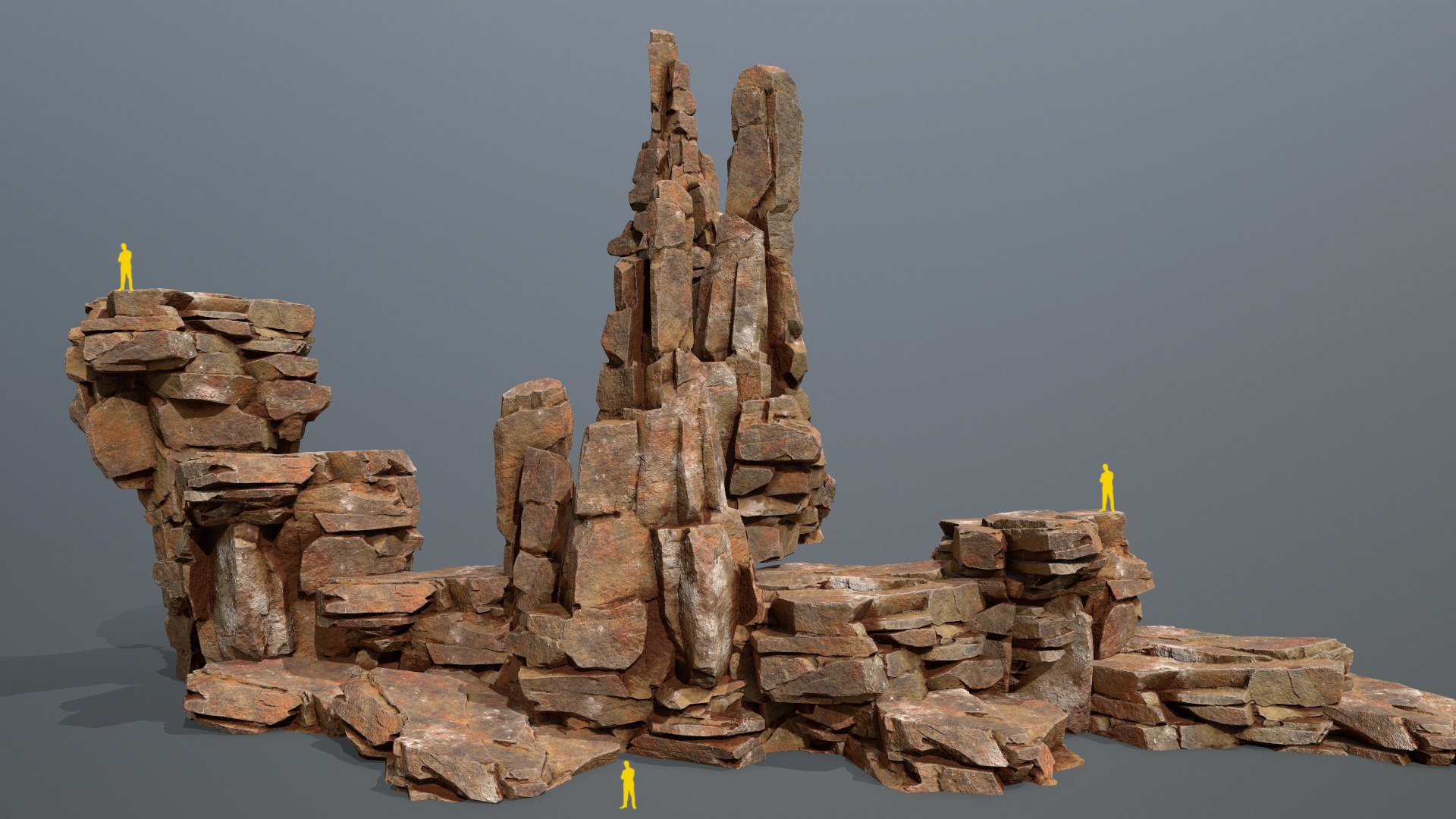 3D desert rocks model - TurboSquid 2119300