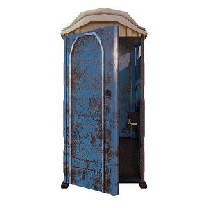 3D Porta Potty model