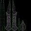 Épée fantastique RPG Ottoman Yatagan Yataghan Ataghan Varsak Kilij Pusat Scimitar Sabre Épée incurvée