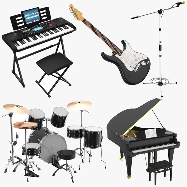 Musical Instruments Collection 3D model