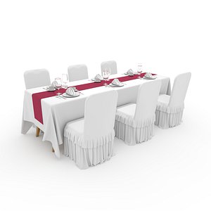 Banquet Table and Chair 100 model