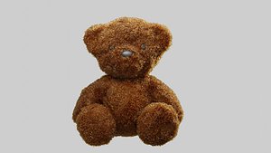 well modeled and uv unwrapped teddy bear Low-poly 3D model
