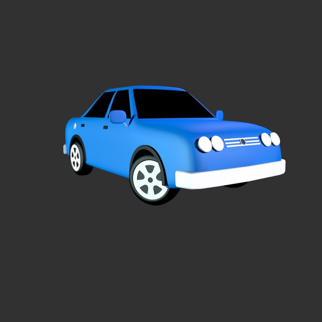 3D Lowpoly Car Rigg - TurboSquid 2183129