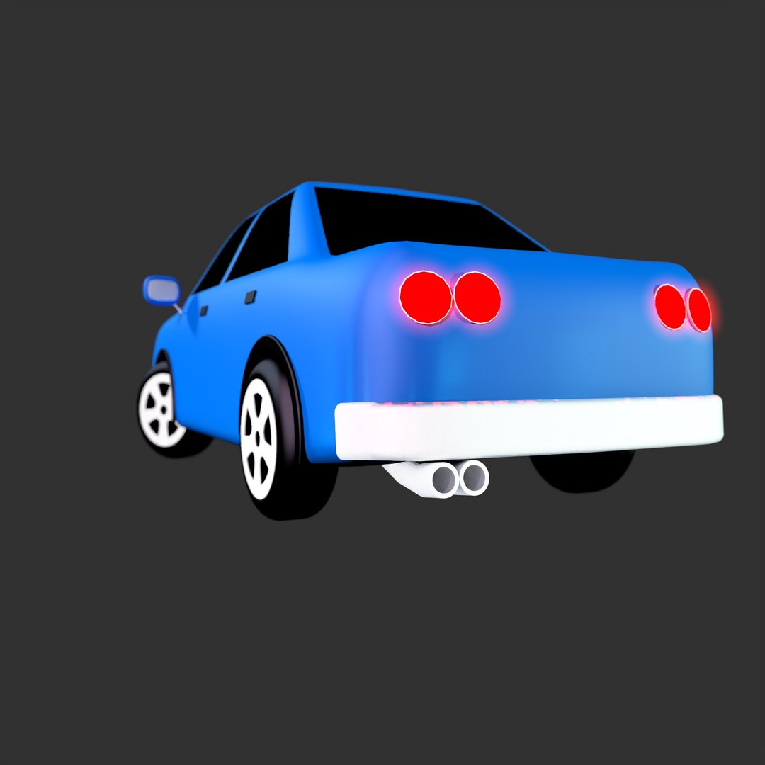 3D Lowpoly Car Rigg - TurboSquid 2183129