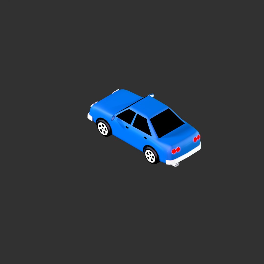 3D Lowpoly Car Rigg - TurboSquid 2183129