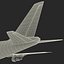 Boeing 747-300 Lufthansa Rigged 3D Model