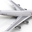 Boeing 747-300 Lufthansa Rigged 3D Model