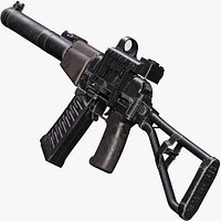 AS Val Rifle W Scope -Triple A - PBR Game Ready Low Poly