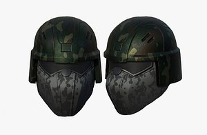 helmet sci fi model