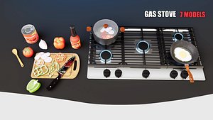 3D Gas Stove