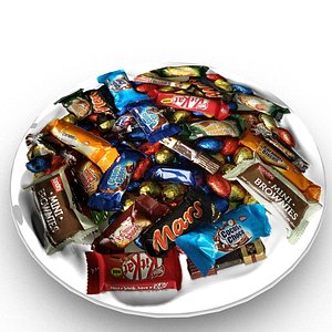 3D bowl sweets model