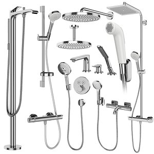 3D Faucets and shower systems Hansgrohe set 172