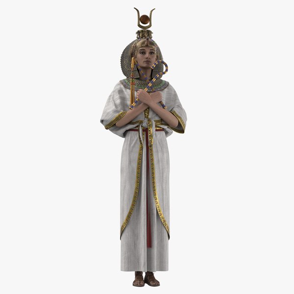3D Egyptian Queen Stand Ceremonial
