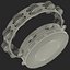 Tambourines 3D Models Collection