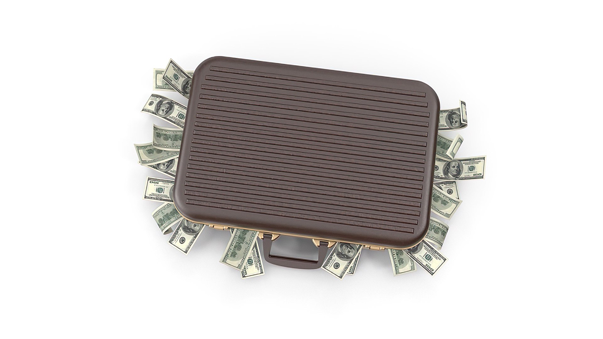 3D Money Briefcase Model - TurboSquid 2057081