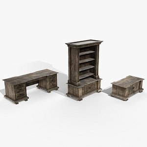 Damaged Furniture 3D model