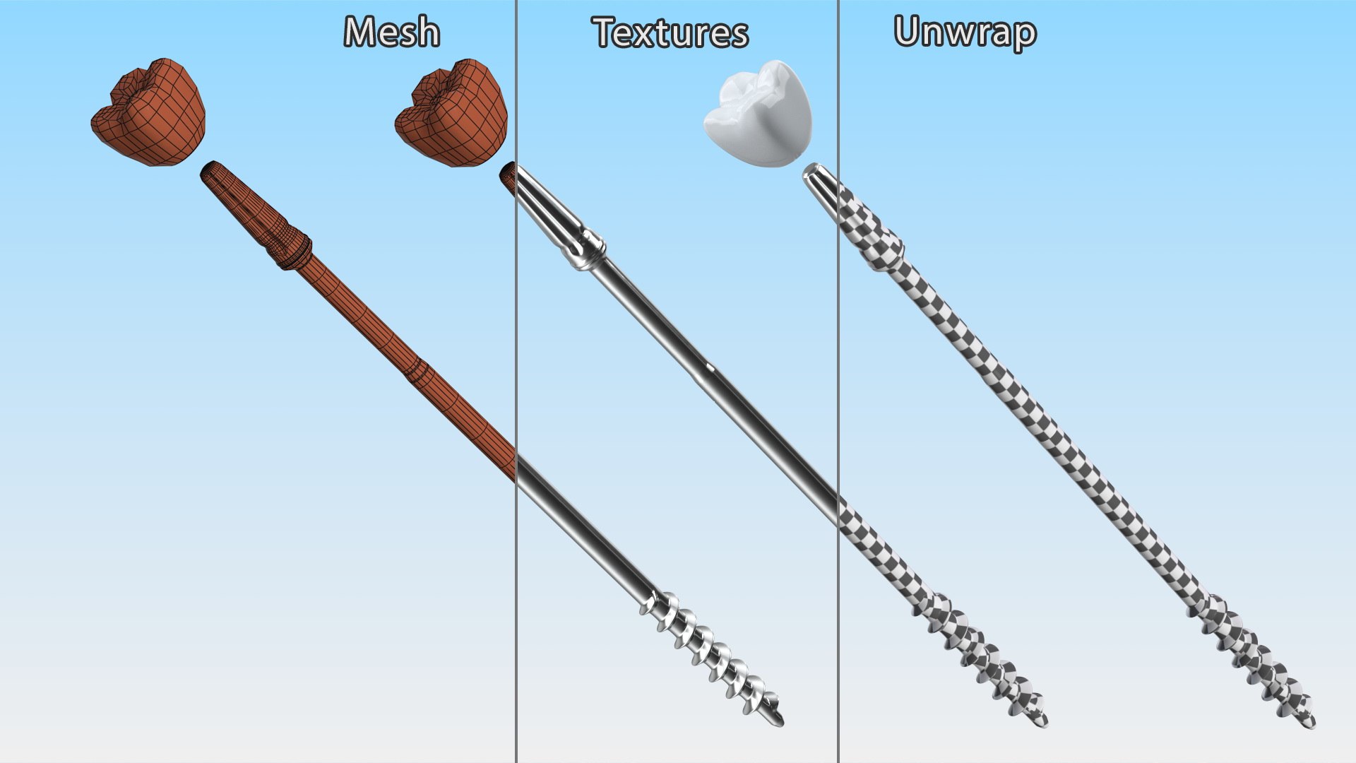 3D Tooth Implants Collection 4 https://p.turbosquid.com/ts-thumb/XR/EkHB9y/vc/toothimplantscollection43dmodel007/jpg/1706530507/1920x1080/fit_q87/6a0693395ba0104e270f3cac9c65585022c030b8/toothimplantscollection43dmodel007.jpg
