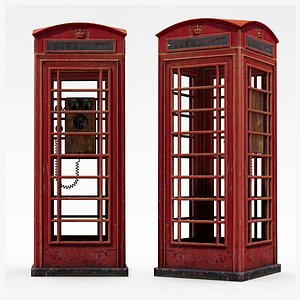 British Telephone Box model