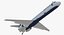 McDonnell Douglas MD90 Delta Rigged 3D Model