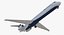 McDonnell Douglas MD90 Delta Rigged 3D Model