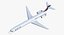 McDonnell Douglas MD90 Delta Rigged 3D Model