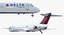 McDonnell Douglas MD90 Delta Rigged 3D Model