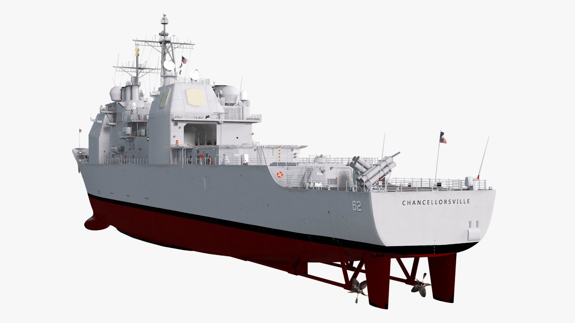 3D model USS Battleship Chancellorsville CG-62 https://p.turbosquid.com/ts-thumb/XR/LqVQKn/HK/uss_battleship_chancellorsville_cg62_007/jpg/1738658810/1920x1080/fit_q87/b9bbb95e3d42a95a54f1a35aaa555b253ab9f09c/uss_battleship_chancellorsville_cg62_007.jpg