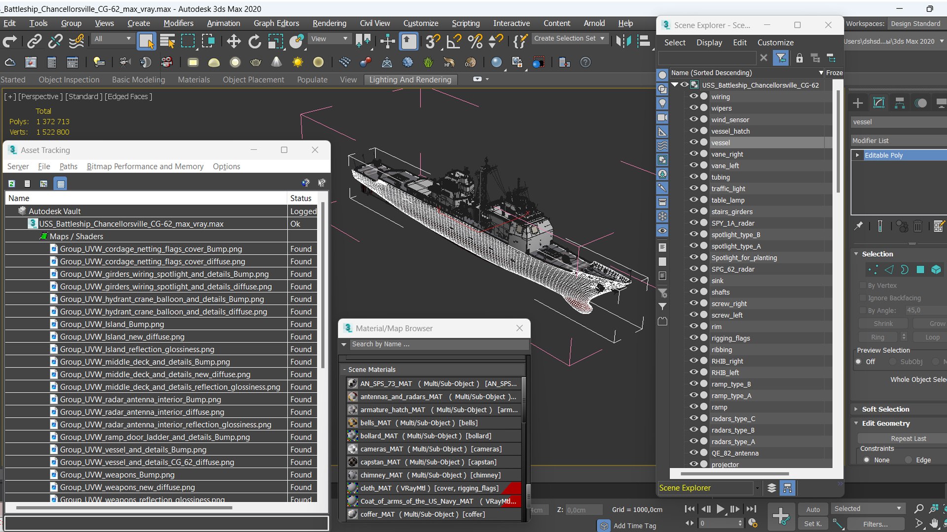 3D model USS Battleship Chancellorsville CG-62 https://p.turbosquid.com/ts-thumb/XR/LqVQKn/Q2/uss_battleship_chancellorsville_cg62_017/jpg/1738658858/1920x1080/fit_q87/2f974ea46424f3e0e910e8c486b78c4cf0015716/uss_battleship_chancellorsville_cg62_017.jpg