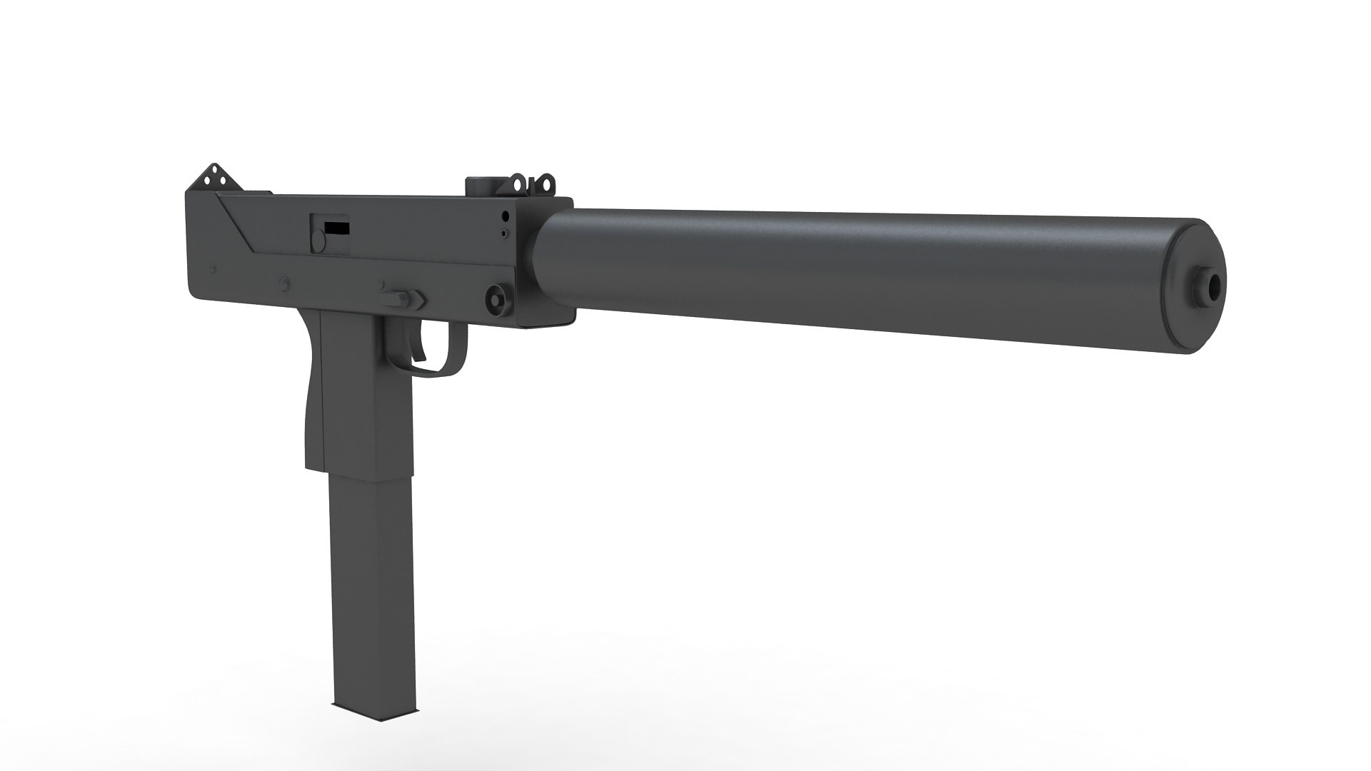 3D MAC-11 Machine Pistol - TurboSquid 2040205