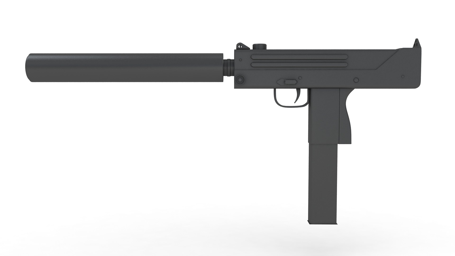 3D MAC-11 Machine Pistol - TurboSquid 2040205