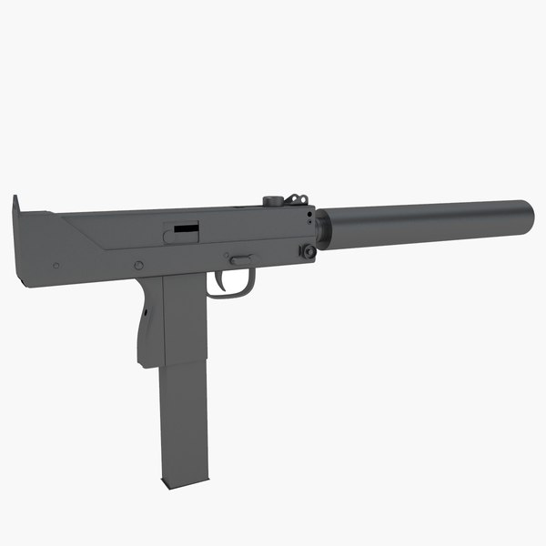 3D MAC-11 Machine Pistol - TurboSquid 2040205