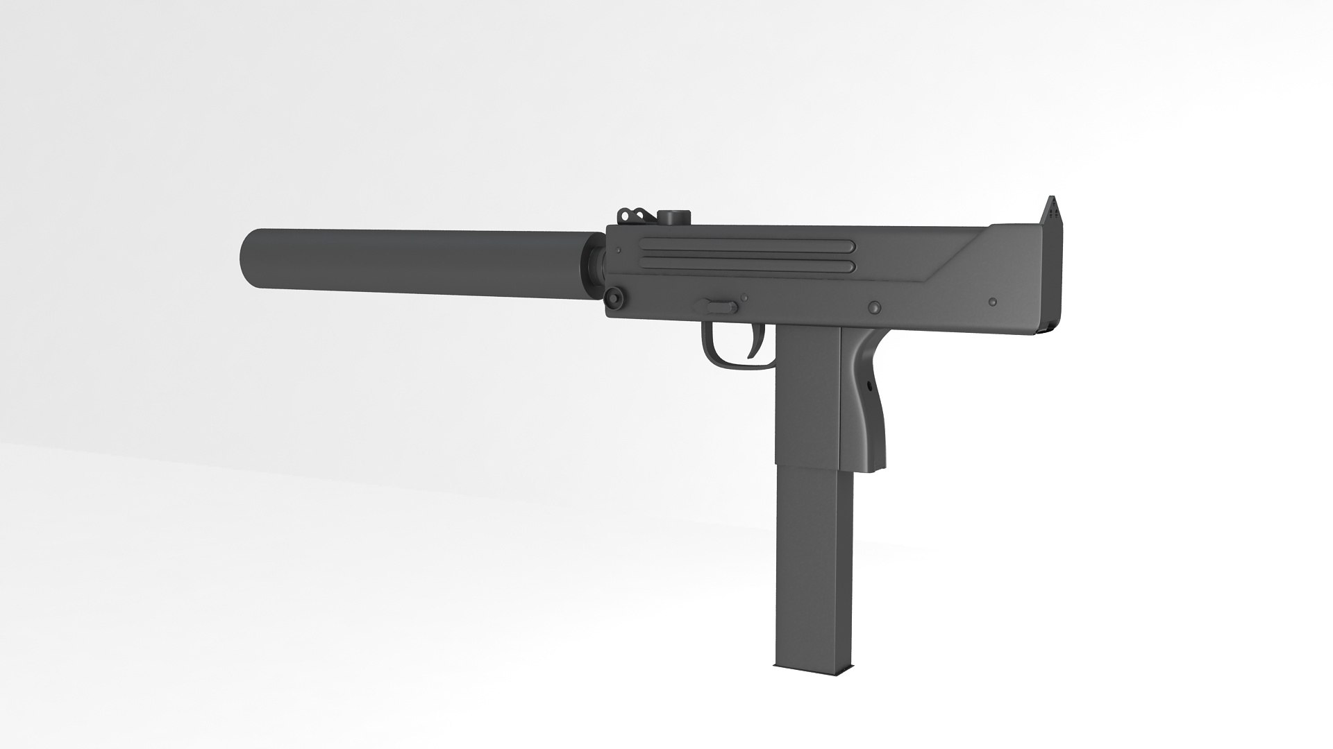 3D MAC-11 Machine Pistol - TurboSquid 2040205