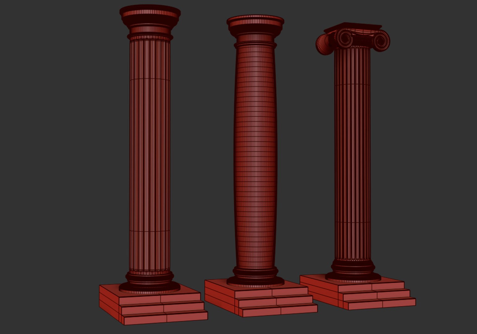 Antique Column 3D Model - TurboSquid 1983747