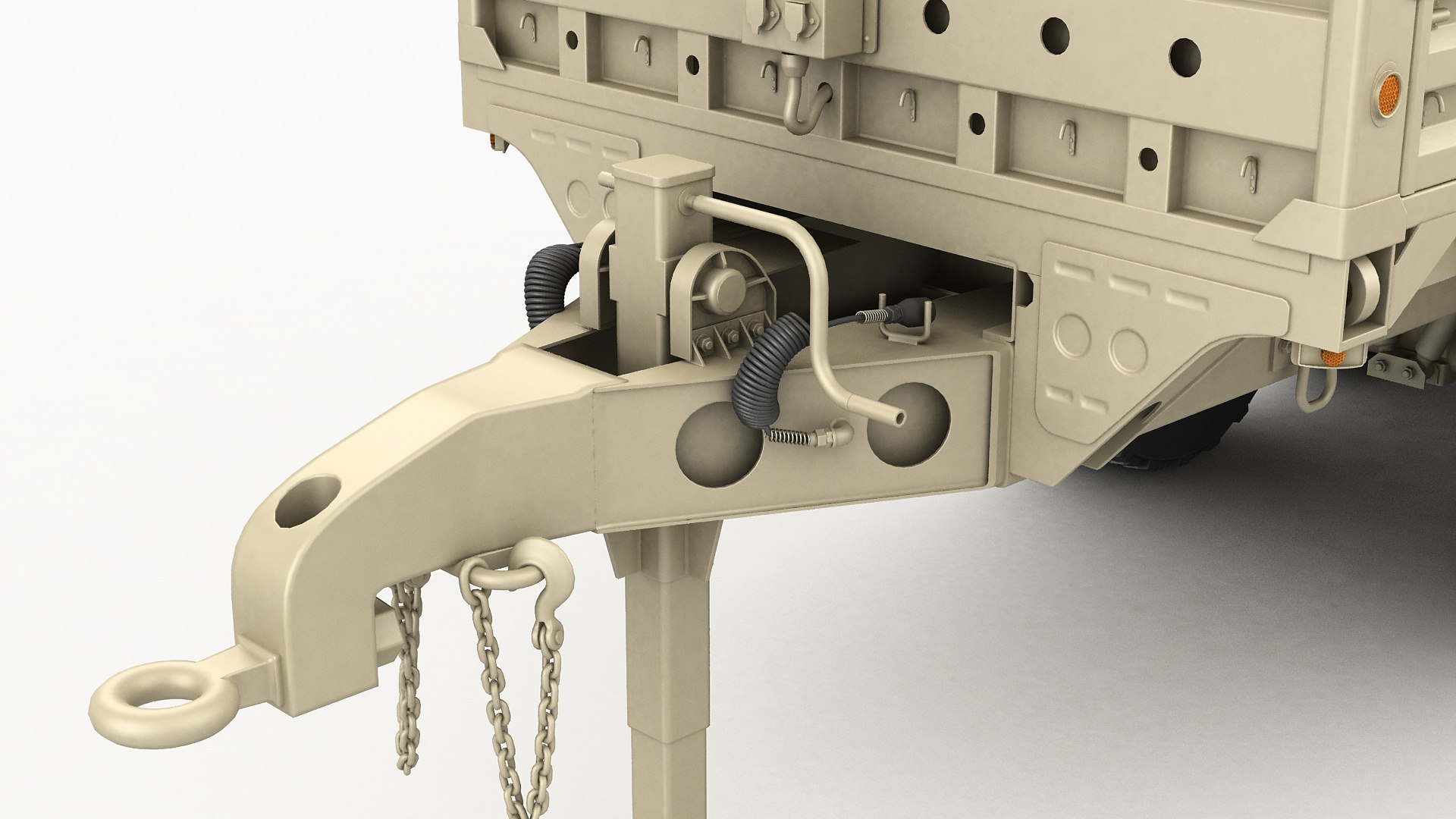 3D Model M1083 M1095 Mtv Trailer - TurboSquid 1554328